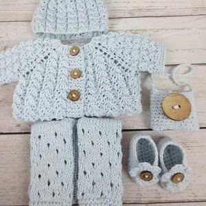 Knitted Clothes For 18" American Girl & Our Generation Dolls Handmade